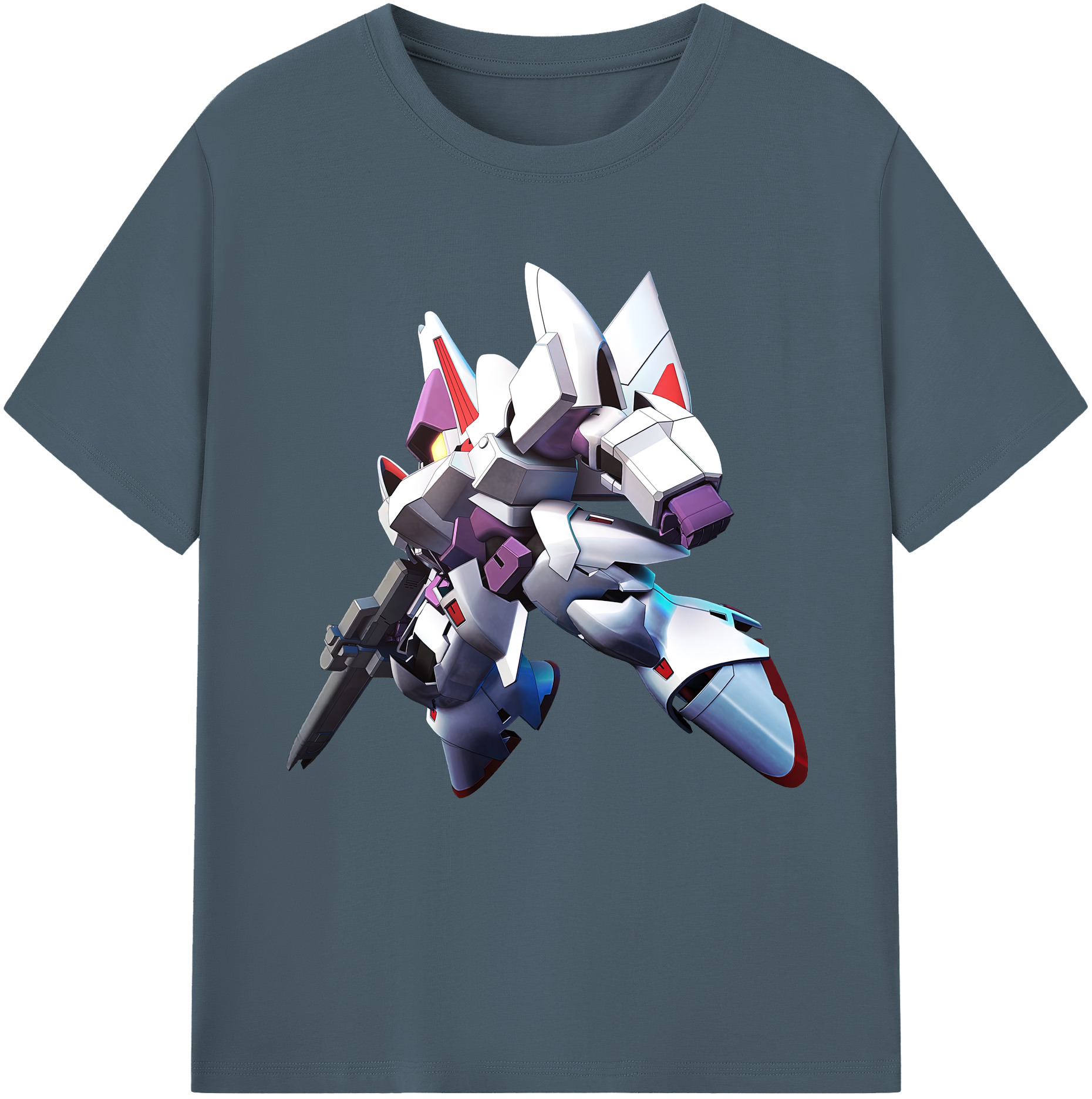 （画像用） 機動戦士ガンダム Mobile Suit Gundam 綿100％半袖Tシャツ（フロントプリント）